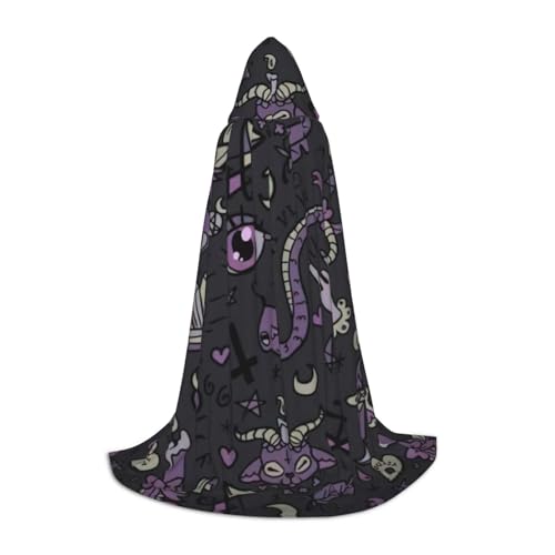 DEXNEL Uni Kapuzenmantel mit Kapuze, leicht, für Karneval, Cosplay, Kostüme, Party-Requisiten, Lila / Schwarz DEXNEL Uni Kapuzenmantel mit Kapuze, leicht, für Karneval, Cosplay, Kostüme, Party-Requisiten, Lila / Schwarz von DEXNEL