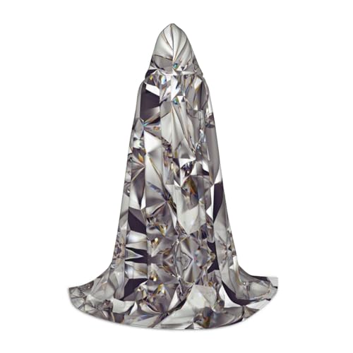 DEXNEL Uni Kapuzenmantel mit Rautenmuster, leichter Mantel für Karneval, Cosplay, Kostüme, Party-Requisiten DEXNEL Uni Kapuzenmantel mit Rautenmuster, leichter Mantel für Karneval, Cosplay, Kostüme, Party-Requisiten von DEXNEL