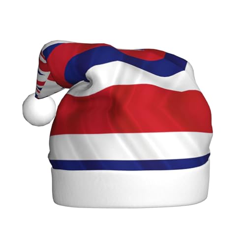 DEXNEL Weihnachtsmützen für Erwachsene, bequemes Weihnachtsmann-Outfit für Neujahr, festliche Partyzubehör, Flagge von Hawaii, amerikanisch von DEXNEL