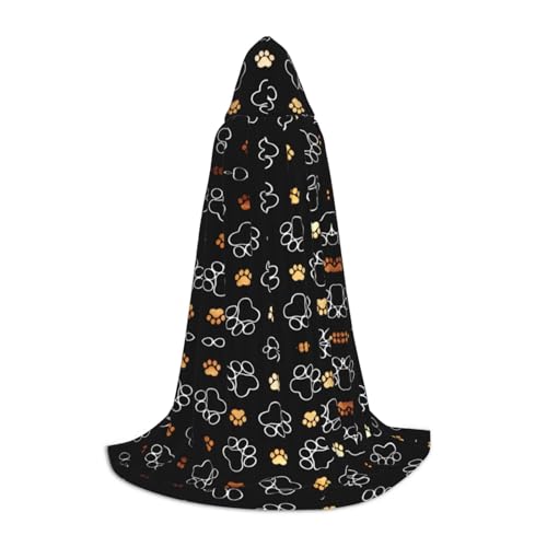 Uni Kapuzenmantel mit Hundepfotenabdruck, leichter Mantel für Karneval, Cosplay, Kostüme, Party-Requisiten Uni Kapuzenmantel mit Hundepfotenabdruck, leichter Mantel für Karneval, Cosplay, Kostüme, Party-Requisiten von DEXNEL