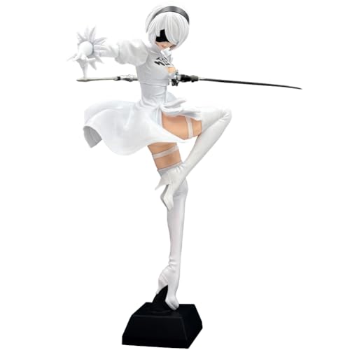 2B Figur No.2 Type B Anime Figuren Spiel Statue PVC 2Bautomata Figur Modell Desktop Ornamente Sammlerstücke 24cm von DEXSHUN