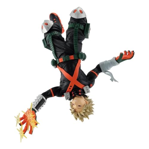Bakugou Katsuki Figur MHA Anime Figure Bakugou Katsuki Statue Cartoon Charakter Modell PVC Desktop Dekoration Ornament Geschenke 17cm von DEXSHUN