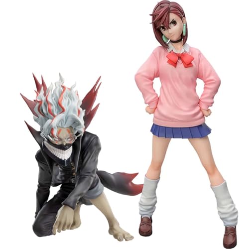 DEXSHUN 2pcs Anime Figuren Ayase Momo/Okarun Figur Anime Figur Modell Cartoon Statue PVC Modell Dekoration Sammlerstück Geschenk von DEXSHUN
