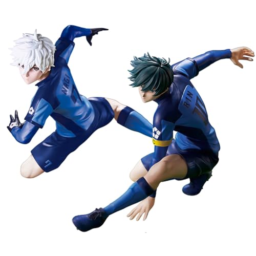 DEXSHUN 2pcs Anime Figuren Seishiro Nagi/Rin Itoshi Figur Shoot Pose Modell PVC Anime Merch Computer Desktop Ornamente Geschenke 13cm DEXSHUN 2pcs Anime Figuren Seishiro Nagi/Rin Itoshi Figur Shoot Pose Modell PVC Anime Merch Computer Desktop Ornamente Geschenke 13cm von DEXSHUN
