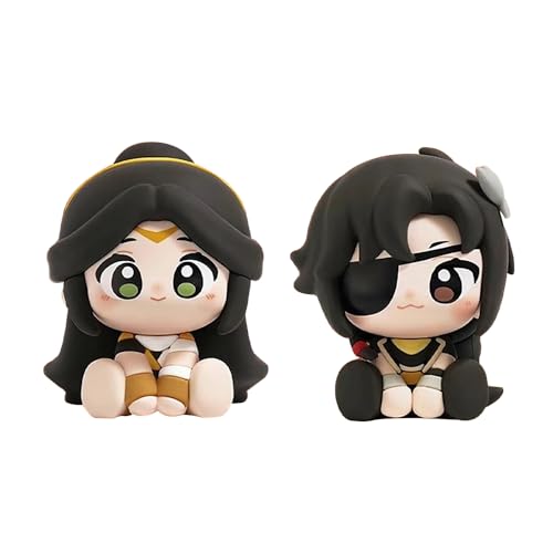 DEXSHUN 2pcs Anime Figuren Xie Lian/Hua Cheng Figur Sitzende Modellfigur PVC Modell Niedliche Auto Desktop Dekoration Skulpture Sammlung 8cm DEXSHUN 2pcs Anime Figuren Xie Lian/Hua Cheng Figur Sitzende Modellfigur PVC Modell Niedliche Auto Desktop Dekoration Skulpture Sammlung 8cm von DEXSHUN