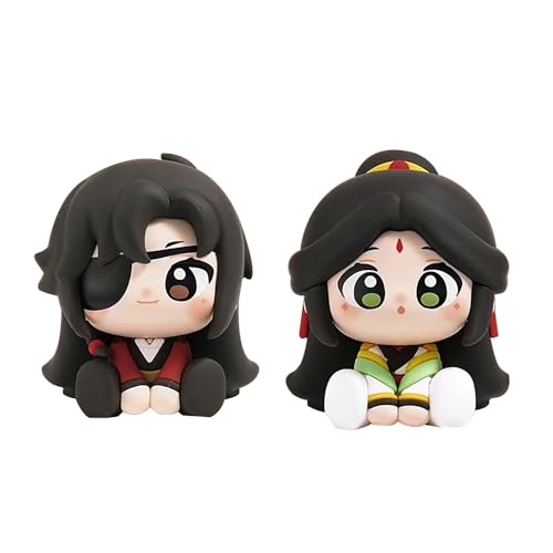 DEXSHUN 2pcs Anime Figuren Xie Lian/Hua Cheng Figur Sitzende Modellfigur PVC Modell Niedliche Auto Desktop Dekoration Skulpture Sammlung 8cm DEXSHUN 2pcs Anime Figuren Xie Lian/Hua Cheng Figur Sitzende Modellfigur PVC Modell Niedliche Auto Desktop Dekoration Skulpture Sammlung 8cm von DEXSHUN