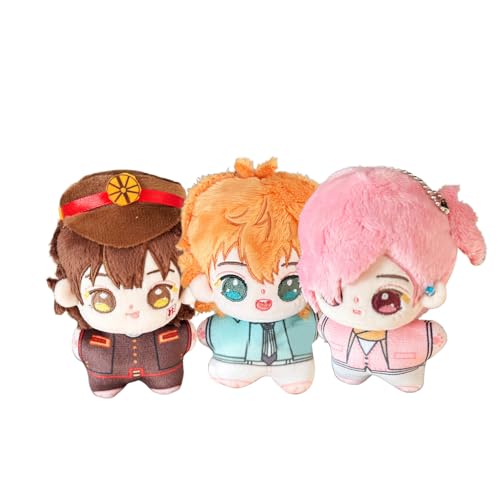 DEXSHUN 3pcs Anime Plush Soft Figuren Mitsuba Sosuke/Minamoto Kou/Yugi Amane Figur Niedliche Cartoon chulrucksack Anhänger Dekoration Geschenk für Anime Fans 10cm von DEXSHUN