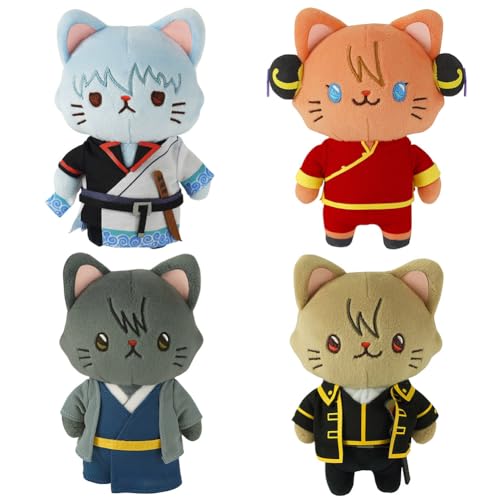 DEXSHUN 4PCS Anime Plüsch Figuren Sakata Gintoki/Kagura Figur Schoolbag Anhänger Niedliches Cartoon Keychain Kuscheltier für Sofa Schlafzimmer Home Dekorationen Sammlerstücke Geschenke 15 cm DEXSHUN 4PCS Anime Plüsch Figuren Sakata Gintoki/Kagura Figur Schoolbag Anhänger Niedliches Cartoon Keychain Kuscheltier für Sofa Schlafzimmer Home Dekorationen Sammlerstücke Geschenke 15 cm von DEXSHUN