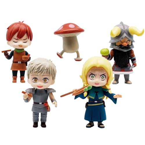 DEXSHUN 5pcs Marcille Donato Figur Anime Laios Touden Mini Cartoon Figuren Anime Merch Desktop Dekorationen 10cm DEXSHUN 5pcs Marcille Donato Figur Anime Laios Touden Mini Cartoon Figuren Anime Merch Desktop Dekorationen 10cm von DEXSHUN
