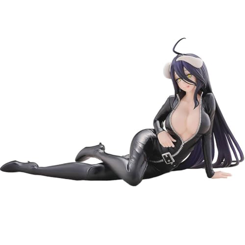 DEXSHUN Albedo Figur Anime Albedo Cosplay Figur Modell Cartoon Actionfigur PVC Statue Dekoration Sammlerstück Geschenk für Anime-Fans 18cm von DEXSHUN