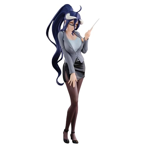 DEXSHUN Albedo Figur Anime Albedo Cosplay Lehrkräfte Figur Modell Cartoon Actionfigur PVC Statue Dekoration Sammlerstück Geschenk für Anime-Fans 20cm von DEXSHUN