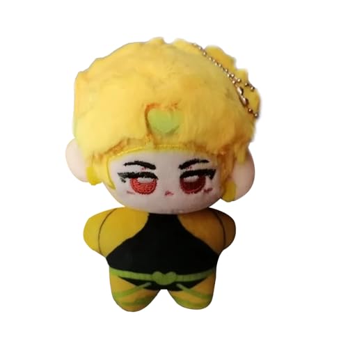 DEXSHUN Anime Dio Brando Plüsch Figur Schoolbag Anhänger Niedliches Cartoon Keychain Kuscheltier für Sofa Schlafzimmer Home Dekorationen Sammlerstücke Geschenke 10 cm DEXSHUN Anime Dio Brando Plüsch Figur Schoolbag Anhänger Niedliches Cartoon Keychain Kuscheltier für Sofa Schlafzimmer Home Dekorationen Sammlerstücke Geschenke 10 cm von DEXSHUN