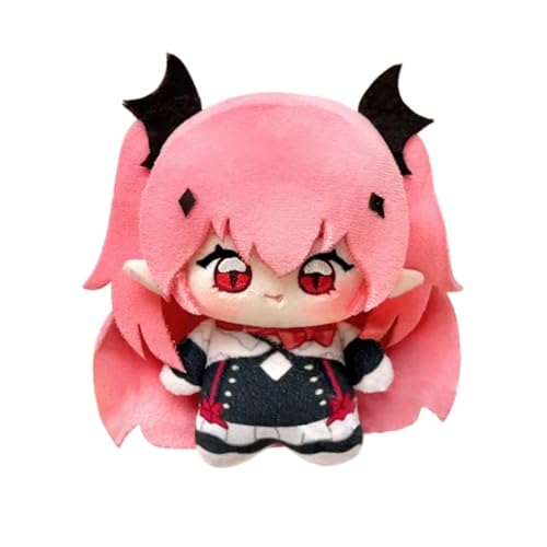 DEXSHUN Anime Krul Tepes Plüsch Figur Schoolbag Anhänger Niedliches Cartoon Keychain Kuscheltier für Sofa Schlafzimmer Home Dekorationen Sammlerstücke Geschenke 10 cm von DEXSHUN