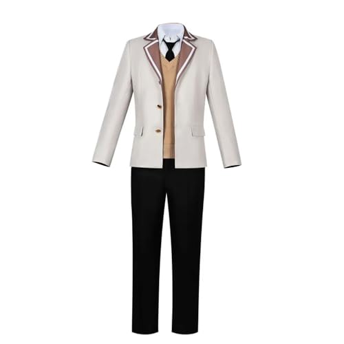 DEXSHUN Anime Kuze Masachika Cosplay Kostüm Schuluniform Set japanische Schule Uniform Anime Rollenspiel Alltagskleidung Halloween Bühnenkostüm DEXSHUN Anime Kuze Masachika Cosplay Kostüm Schuluniform Set japanische Schule Uniform Anime Rollenspiel Alltagskleidung Halloween Bühnenkostüm von DEXSHUN
