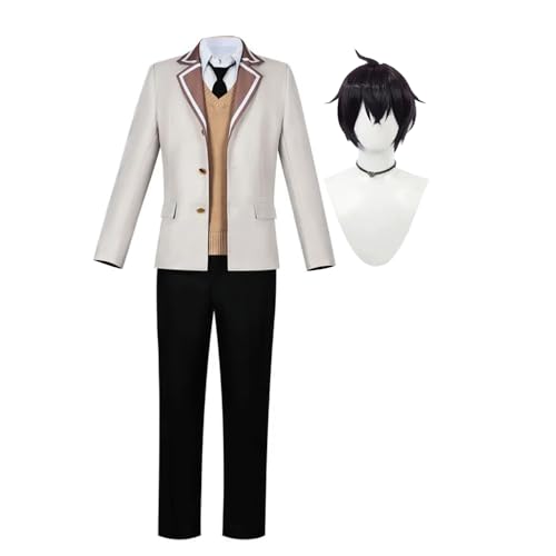 DEXSHUN Anime Kuze Masachika Cosplay Kostüm Schuluniform Set japanische Schule Uniform Anime Rollenspiel Alltagskleidung Halloween Bühnenkostüm DEXSHUN Anime Kuze Masachika Cosplay Kostüm Schuluniform Set japanische Schule Uniform Anime Rollenspiel Alltagskleidung Halloween Bühnenkostüm von DEXSHUN