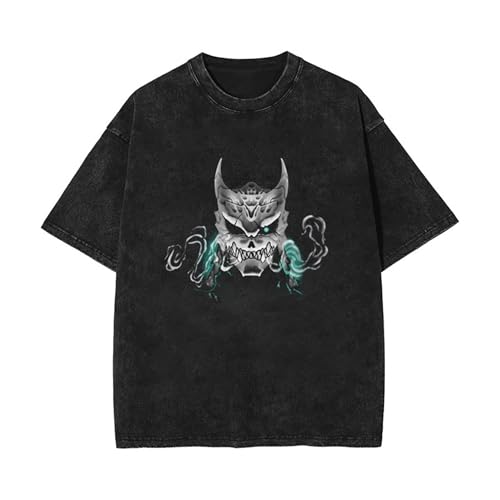 DEXSHUN Anime T-Shirt KAFKA HIBINO Cosplay T-Shirt Anime gedruckt lässig Kurze Ärmel Sommer Rundhalsausschnitt Sport T-Shirt Washed T-Shirt von DEXSHUN