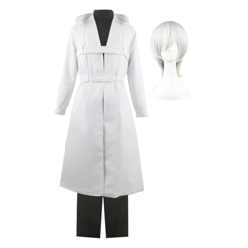DEXSHUN Arima Kishō Cosplay Uniform Anime Rollenspiel Kostüm Arima Kishō Weißer Kampfanzug Anzug Halloween Cosplay Kostüm Komplett Set DEXSHUN Arima Kishō Cosplay Uniform Anime Rollenspiel Kostüm Arima Kishō Weißer Kampfanzug Anzug Halloween Cosplay Kostüm Komplett Set von DEXSHUN