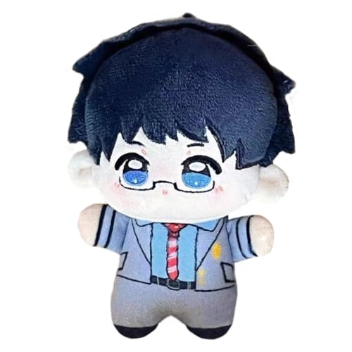 DEXSHUN Arima Kousei Anime Plüschfigur Niedliches Kuscheltier für Sofa Schlafzimmer Home Dekorationen Sammlerstücke Geschenke 10 cm von DEXSHUN