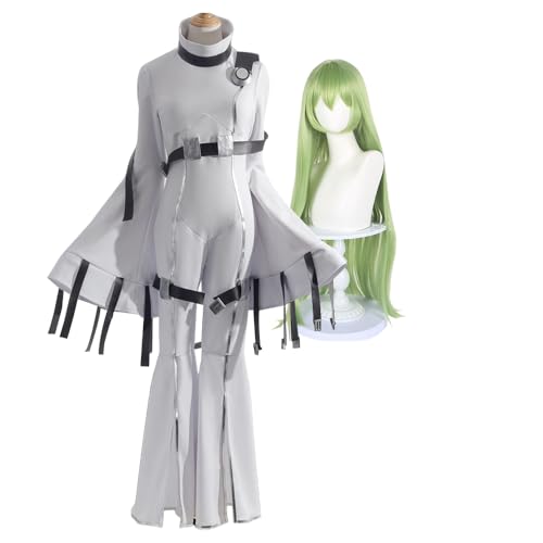 DEXSHUN CC Cosplay Kostüm Damen Bodysuit CC Anime Uniformen mit Perücke Halloween Karneval Party für Kostüm Erwachsene DEXSHUN CC Cosplay Kostüm Damen Bodysuit CC Anime Uniformen mit Perücke Halloween Karneval Party für Kostüm Erwachsene von DEXSHUN