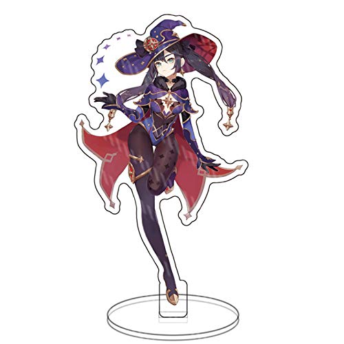 DEXSHUN Ganyu Stehende Figur Klee Aufsteller Acryl Aufsteller Modellsammlungen Doppelseitiger Anime Druck Acryl Desktop Ornamente 15cm von DEXSHUN