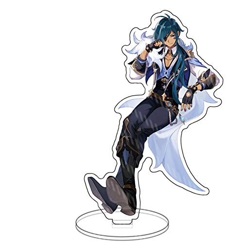 DEXSHUN Ganyu Stehende Figur Klee Aufsteller Acryl Aufsteller Modellsammlungen Doppelseitiger Anime Druck Acryl Desktop Ornamente 15cm von DEXSHUN