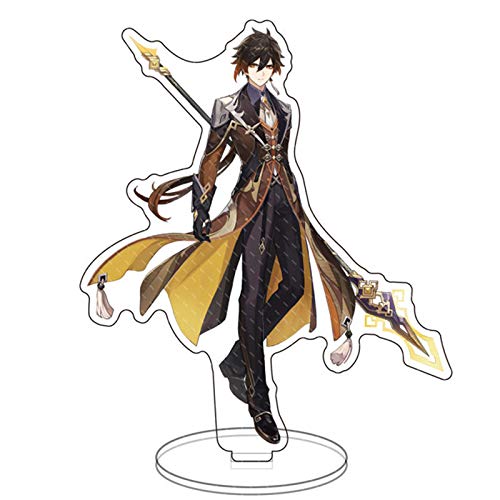 DEXSHUN Ganyu Stehende Figur Klee Aufsteller Acryl Aufsteller Modellsammlungen Doppelseitiger Anime Druck Acryl Desktop Ornamente 15cm von DEXSHUN