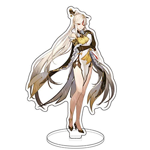 DEXSHUN Ganyu Stehende Figur Klee Aufsteller Acryl Aufsteller Modellsammlungen Doppelseitiger Anime Druck Acryl Desktop Ornamente 15cm von DEXSHUN