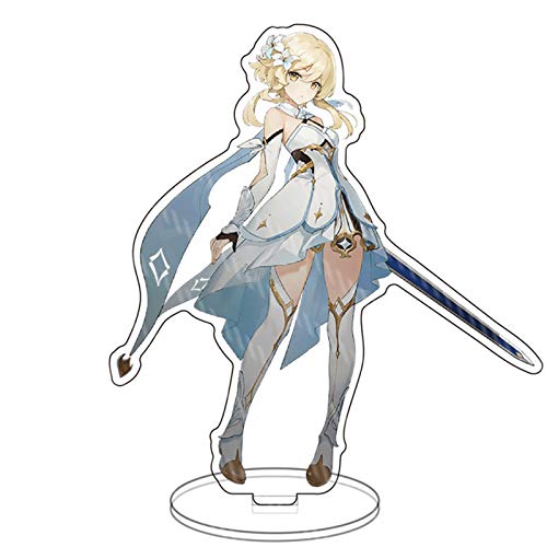 DEXSHUN Ganyu Stehende Figur Klee Aufsteller Acryl Aufsteller Modellsammlungen Doppelseitiger Anime Druck Acryl Desktop Ornamente 15cm von DEXSHUN