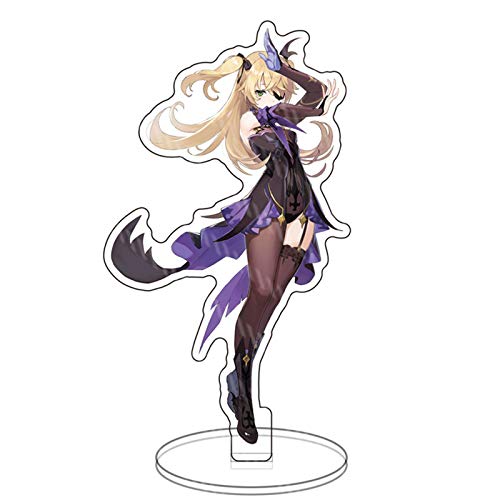 DEXSHUN Ganyu Stehende Figur Klee Aufsteller Acryl Aufsteller Modellsammlungen Doppelseitiger Anime Druck Acryl Desktop Ornamente 15cm von DEXSHUN