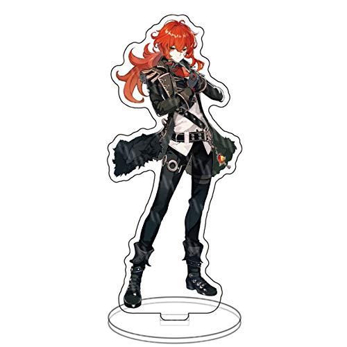 DEXSHUN Ganyu Stehende Figur Klee Aufsteller Acryl Aufsteller Modellsammlungen Doppelseitiger Anime Druck Acryl Desktop Ornamente 15cm von DEXSHUN