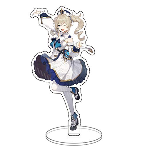 DEXSHUN Ganyu Stehende Figur Klee Aufsteller Acryl Aufsteller Modellsammlungen Doppelseitiger Anime Druck Acryl Desktop Ornamente 15cm von DEXSHUN