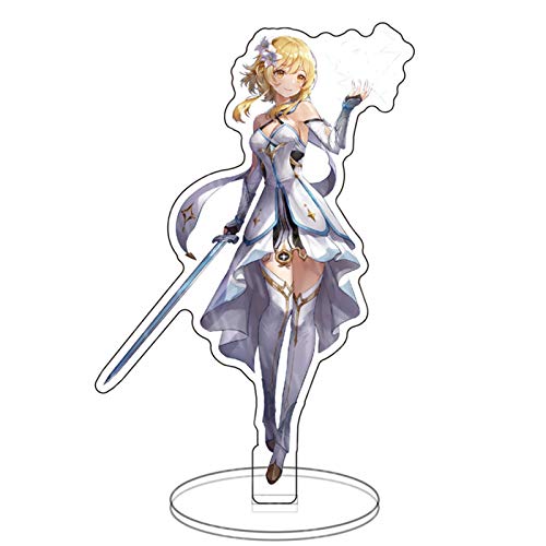 DEXSHUN Ganyu Stehende Figur Klee Aufsteller Acryl Aufsteller Modellsammlungen Doppelseitiger Anime Druck Acryl Desktop Ornamente 15cm von DEXSHUN