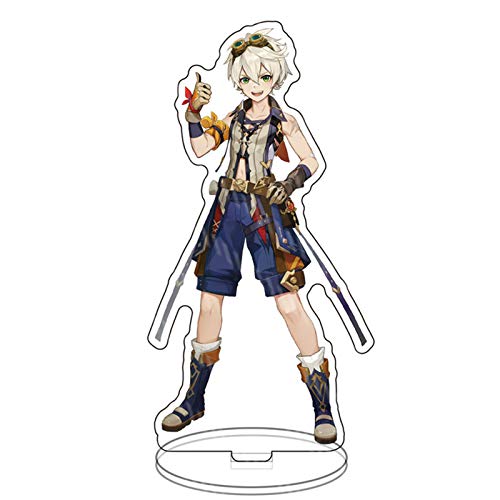 DEXSHUN Ganyu Stehende Figur Klee Aufsteller Acryl Aufsteller Modellsammlungen Doppelseitiger Anime Druck Acryl Desktop Ornamente 15cm von DEXSHUN