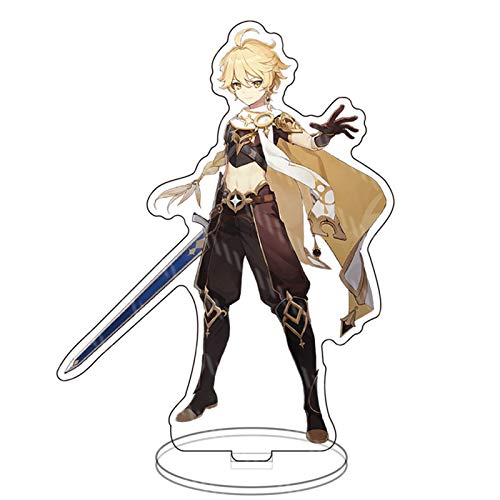 DEXSHUN Ganyu Stehende Figur Klee Aufsteller Acryl Aufsteller Modellsammlungen Doppelseitiger Anime Druck Acryl Desktop Ornamente 15cm von DEXSHUN