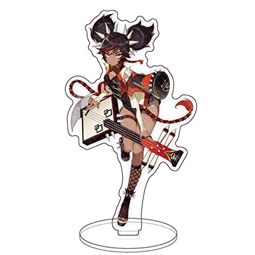 DEXSHUN Ganyu Stehende Figur Klee Aufsteller Acryl Aufsteller Modellsammlungen Doppelseitiger Anime Druck Acryl Desktop Ornamente 15cm von DEXSHUN