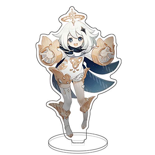 DEXSHUN Ganyu Stehende Figur Klee Aufsteller Acryl Aufsteller Modellsammlungen Doppelseitiger Anime Druck Acryl Desktop Ornamente 15cm von DEXSHUN
