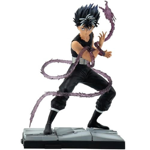 DEXSHUN Hiei Figur Anime Figur Hiei Actionfigur Anime Statue Modell PVC Stehende Modellfigur Collection Deskto Dekoration Geschenk für Anime Fans 15cm von DEXSHUN