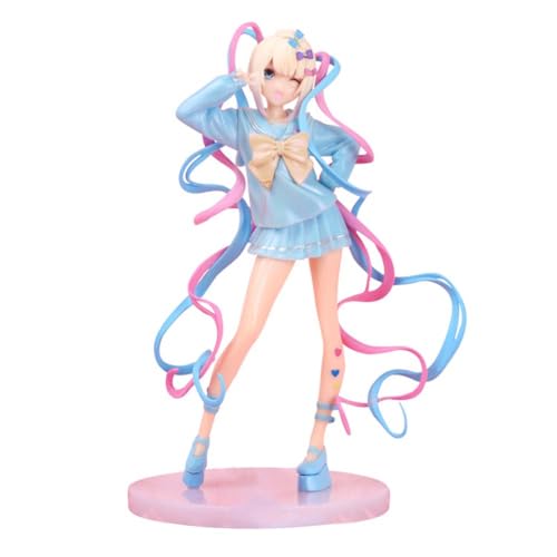 DEXSHUN Needy Girl Overdose Figur Anime KAnge Figur Niedliche Mädchen Statue PVC Modell Desktop Decoration Sammlerstück Figurine 20cm (Ohne Katzenstil) von DEXSHUN
