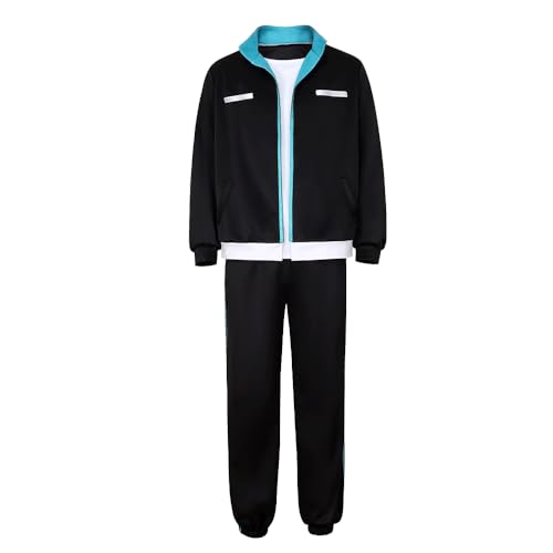 DEXSHUN Rin Itoshi Cosplay Kostüm Anime Charakter Rin Itoshi Trainingsanzug Herren Fußball Sweatshirt Sporthose Sportanzug für Teenager Erwachsene DEXSHUN Rin Itoshi Cosplay Kostüm Anime Charakter Rin Itoshi Trainingsanzug Herren Fußball Sweatshirt Sporthose Sportanzug für Teenager Erwachsene von DEXSHUN