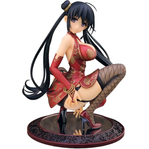 DEXSHUN Tougetsu Matsuri Figur Anime Original Painting Cheongsam Figur Modell PVC Statue Sammlung Display Ornamente Desktop Dekorationen 16cm von DEXSHUN