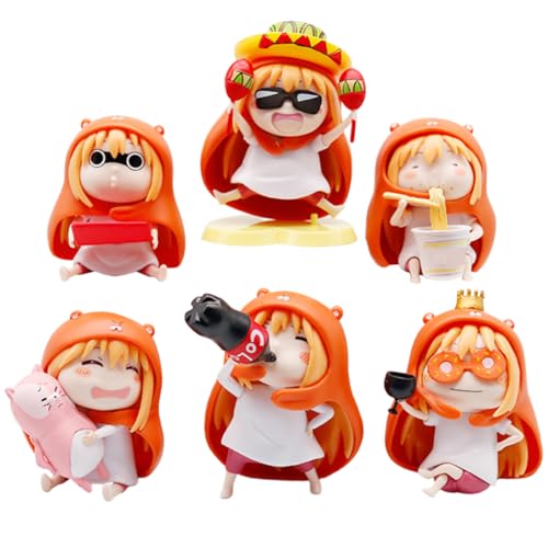 DOMA Umaru Figur Mini Anime Figuren Niedliche Cartoon Ornamente DOMA Umaru Anime Statue PVC Modell Auto Desktop Dekoration Ornamente Sammlung Geschenke 6 Stück DOMA Umaru Figur Mini Anime Figuren Niedliche Cartoon Ornamente DOMA Umaru Anime Statue PVC Modell Auto Desktop Dekoration Ornamente Sammlung Geschenke 6 Stück von DEXSHUN