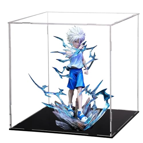Killua Zaoldyeck Figur Anime Actionfigur Killua Zaoldyeck Stehende Figure mit Display-Box PVC Statue Modell Sammlerstück Modell Desktop Ornamente Geschenk 23cm von DEXSHUN