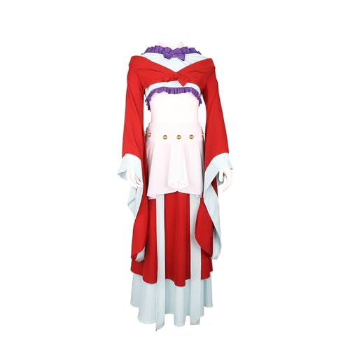 Maomao Cosplay Outfits Hanfu Kleider Set Anime Maomao Rot Uniform Damen Halloween Karneval Party Dress Up Anime Kostüme von DEXSHUN