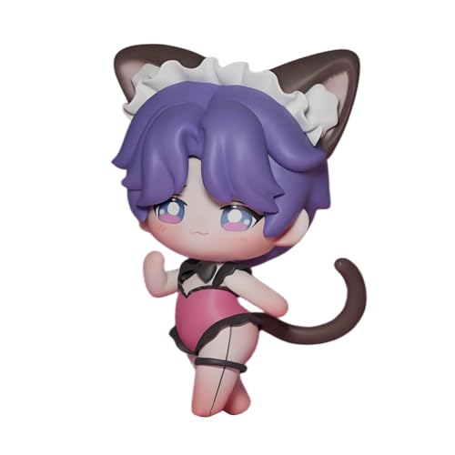 Rafayel Figur Mini Anime Figuren Xavier/Zayne/Sylus/Rafayel Niedliche Cartoon Figur Cosplay Design Anime Statue PVC Zimmerdekoration Ornamente Kreative Geschenk 10cm von DEXSHUN