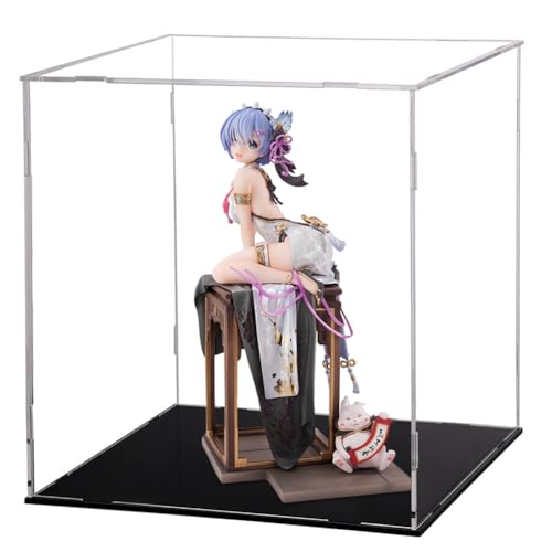 Re:0 Remu Figur Anime Figuren REM Modell Statue mit Acryl Display-Box PVC Sammlerstück Modell Desktop Ornamente Geschenk Figure von DEXSHUN