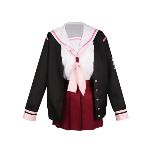 Shimoe Koharu Cosplay Kostüm Matrosenanzug Anime Shimoe Koharu Uniform komplett mit Perücke Set Anime Spiel Cosplay Halloween Party Dress Up Anzug von DEXSHUN