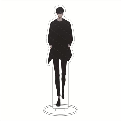 Sung Jin Woo Acryl Figur Ständer Sung Jin woo/Igris/Cha Hae-In Deko Acryl Figuren doppelseitigem Sammlung Desktop-Ständer Geschenk 16cm von DEXSHUN