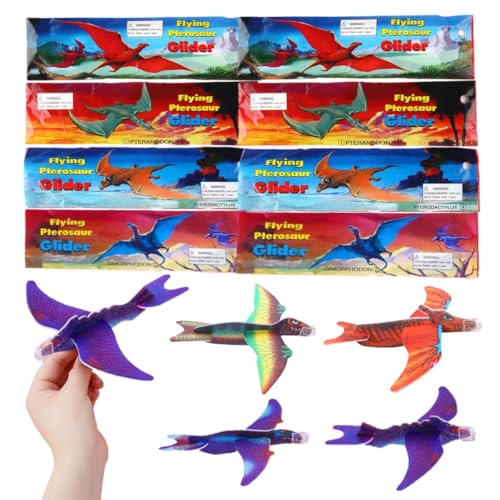 DEXYZZY 24 Stück Dino Gleitflugzeuge für Kinder, Styroporflieger Segelflugzeuge, Styropor-Flieger, Dinosaurier Gleitflugzeuge Set, Flieger Wurfgleiter, Kindergeburtstag Mitgebsel für Jungen & Mädchen DEXYZZY 24 Stück Dino Gleitflugzeuge für Kinder, Styroporflieger Segelflugzeuge, Styropor-Flieger, Dinosaurier Gleitflugzeuge Set, Flieger Wurfgleiter, Kindergeburtstag Mitgebsel für Jungen & Mädchen von DEXYZZY