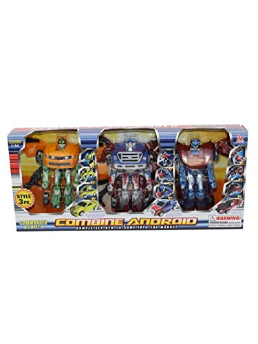 DG-DISTRIBUTORI GIOCATTOLI - 3er Set TRASFORMER A3129-DT2013 Spielzeug, Mehrfarbig (A3129 DT2013) von DG-DISTRIBUTORI GIOCATTOLI