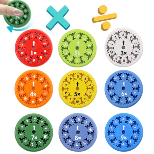 DGMI Mathe Fidget Spinner, Math Fakten Fidget Spinner, Mathematische Fidget Spinner, Montessori Fidget Spinner für Interaktives Lernen, Lernspielzeug Fidgetspinner für Kinder DGMI Mathe Fidget Spinner, Math Fakten Fidget Spinner, Mathematische Fidget Spinner, Montessori Fidget Spinner für Interaktives Lernen, Lernspielzeug Fidgetspinner für Kinder von DGMI